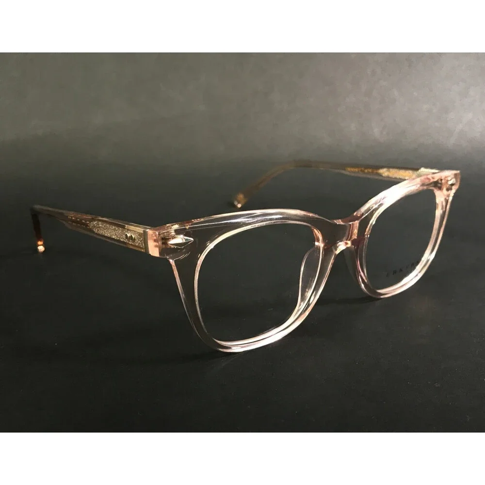 Erkers Eyeglasses Frames CALHOUN Champaign Transparent Pink Square 49-22-146
